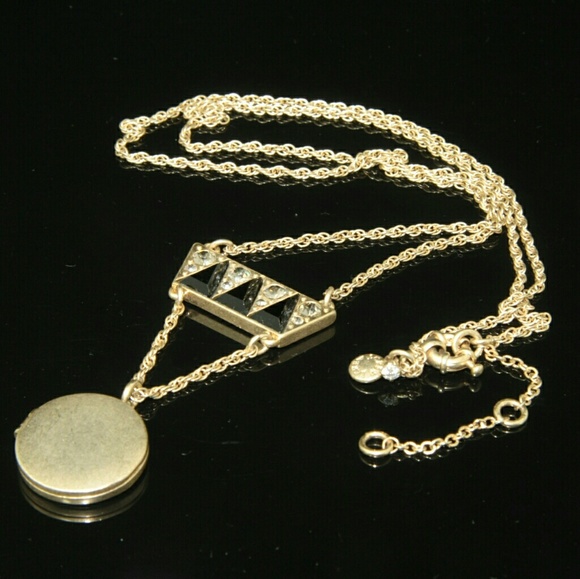 J. Crew Jewelry - J. Crew Necklace Art Deco Locket